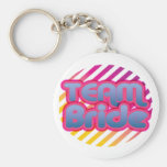 Roliga brudar Keychain för Bachelorette partygåvor Nyckel Ring