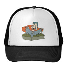 Roliga Dracula Trucker Kepsar