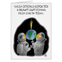 Roliga födelsedagkort: Nasa-officieller