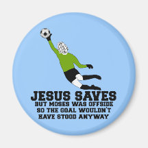 Roliga Jesus sparar Kylskåpmagneter