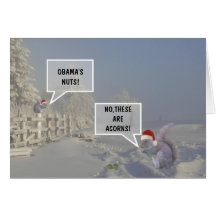 Roliga Obamas tokiga jul Hälsnings Kort