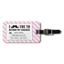 ROLIGA RANDAR FÖR ROSOR FÖR MUSTASCHBAGAGEMÄRKRE % luggage tags