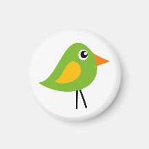 Roliga Tweetie 4 Kylskåps Magneter