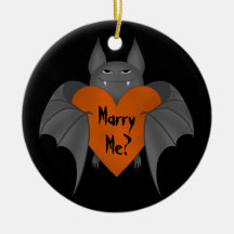 Roligt amorous giftermål för Halloween vampyrfladd Juldekoration