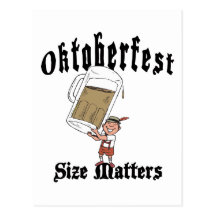 Roligt dricka för oktoberfest vykort