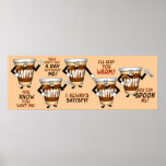 Roligt kaffesamtal posters