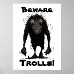 Roligt troll affischer