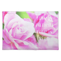Romantisk rosa rosblommigt bordtabletter