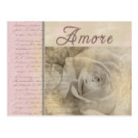 Romantiska Amore Vykort