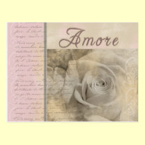Romantiska Amore vykort