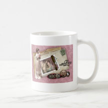 Romantiska kärlekbrev för Victorian Kaffe Koppar