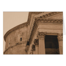 Rome Pantheonfoto Hälsnings Kort