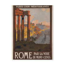 Rome till och med Monten-Cenis Vykort