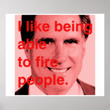 Romney citationstecken - jag gillar att vara kompe affischer