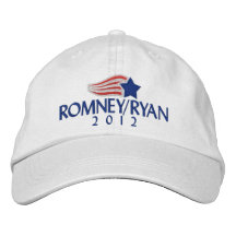 Romney/Ryan 2012 ljus broderad hatt