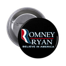 Romney/Ryan 2012 - tro i Amerika Pins