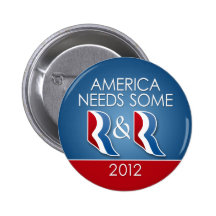 Romney Ryan - Amerika behöver något R & R Knappar