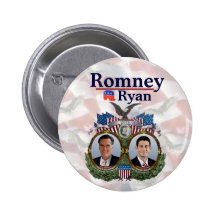 Romney Ryan Jugate 2012 Knapp Med Nål