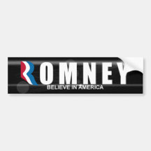 Romney - tro i Amerika Bildekaler