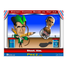 Romney vs varm luft vykort