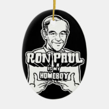 Ron Paul är min Homeboyprydnad Juldekoration