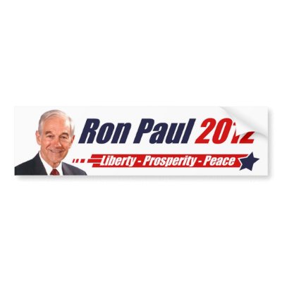 Ron Paul bildekal 2012 från RonPaulStore