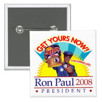 Ron Paul för den Retro presidenten knäppas knappar