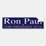 Ron Paul för presidenten 2012 Bildekaler