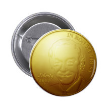Ron Paul guld myntar knäppas Knappar