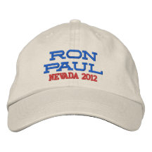 RON PAUL NEVADA 2012 unisex- grundläggande justerb Broderade Baseball Kepsar