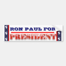 Ron Paul president 2012 SKRÄDDARSY Bildekaler