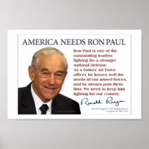 Ron Paul revolution Affisch