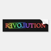Ron Paul revolution Bildekal