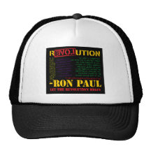 Ron Paul revolution Trucker Keps