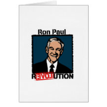 Ron Paul revolutionT-tröja Hälsnings Kort