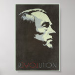 Ron Paul revolutionvintage affisch