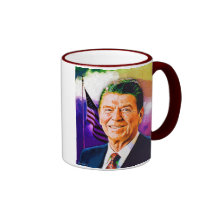 Ronal Reagan Kaffe Koppar