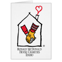 Ronald McDonald händer Hälsnings Kort