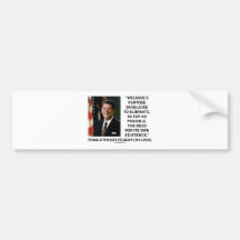 Ronald Reagan välfärd ämnar avlägsnar behov Bildekal
