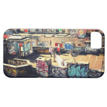 Rooftopgrafitti i Chinatown iPhone 5 Case-Mate Skydd