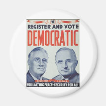 Roosevelt 1940 - Truman Magneter För Kylskåp