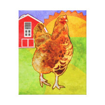 Rooster Canvasdukar Med Gallerikvalitet