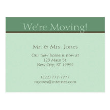 Röra meddelande vykort