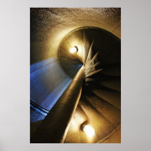 röra sig i spiral trappuppgången print