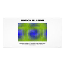 Rörelseillusion (den optiska illusionen) anpassingsbara fotokort