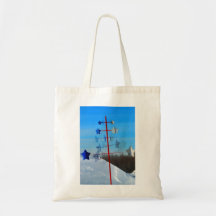 Rörs stjärnor hänger lös tote bags