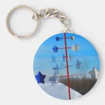 Rörs stjärnor Keychain Nyckel Ringar