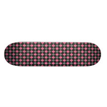 Rosa Argyle Anpassningsbara Skateboard
