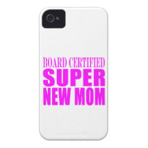 Rosa baby showergåvor: Toppen ny mamma iPhone 4 Cover