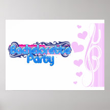 rosa bachelorette för blått som gifta sig möhippap posters